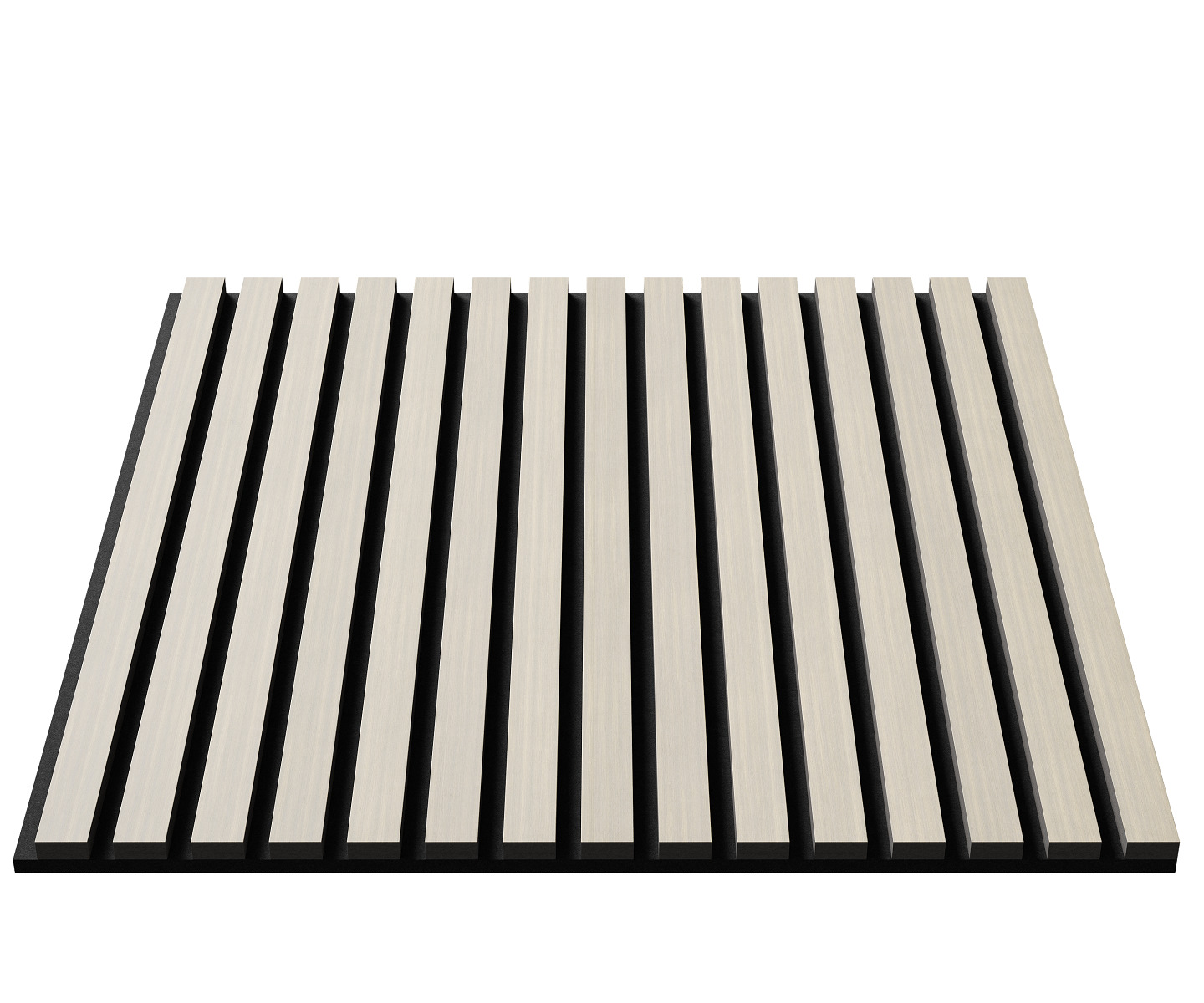 МДФ стеновая панель акустическая Cosca Decor Монако Дуб Клэр Светлый черный войлок 600×600×21